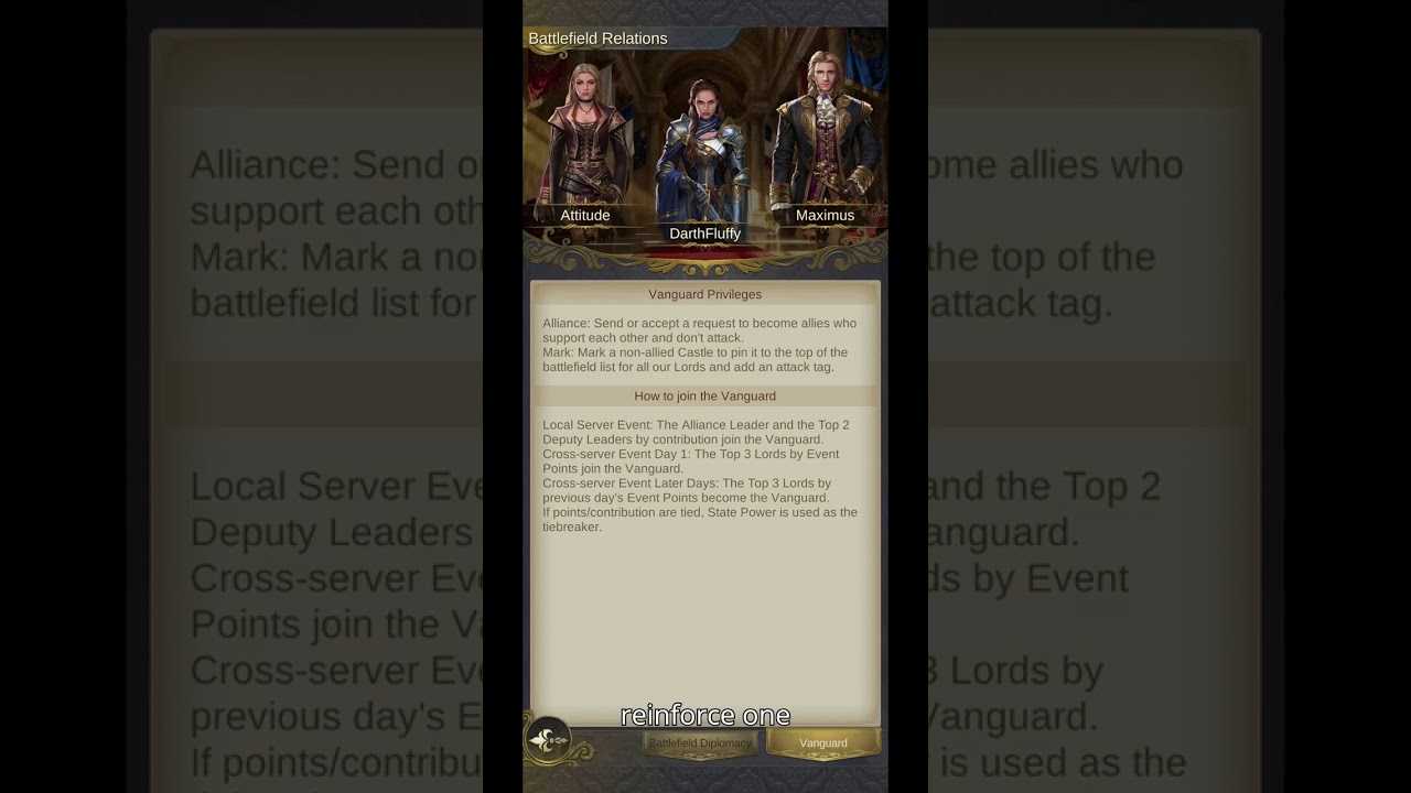 War for the Crown - Quick Guide - King's Choice - Sub English