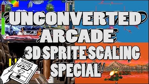 Unconverted Arcade 3D Sprite Scaling Special POW!