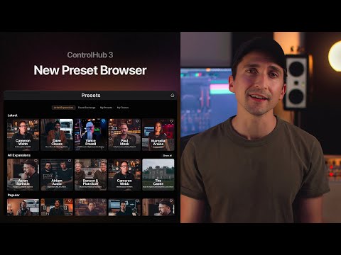 New Search & Preset Browser | ControlHub 3