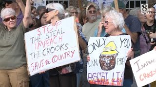 Protestors take to the streets in Lancaster City for a national 'May Day movement'