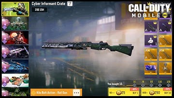 *NEW* LEGENDARY CRATE COD MOBILE LEGENDARY KILO BOLT-ACTION RAIL GUN GAMEPLAY