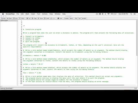 5.8. Conversion program