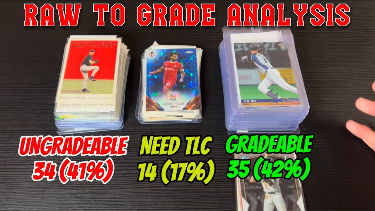 Card Analysis RAW to GRADE Sports Card Analysis from COMC Mailday! - YouTube