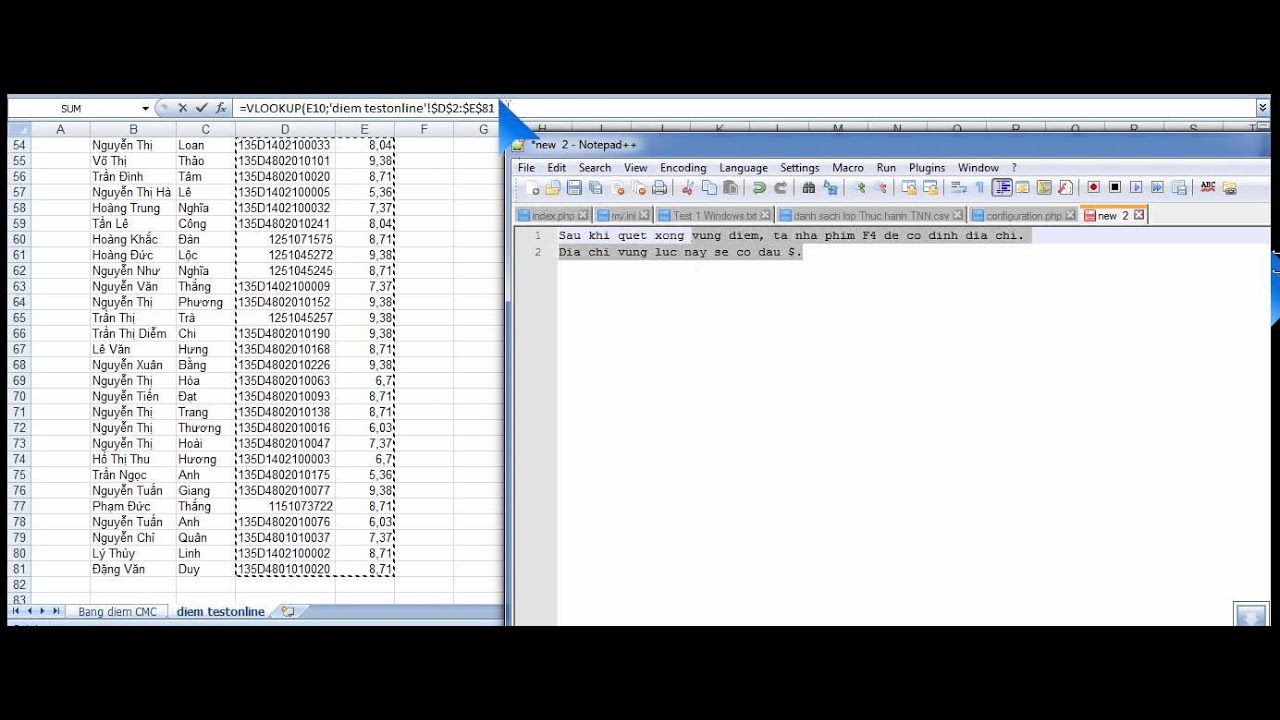 Huong Dan Ham Vlookup YouTube Huong dan ham vlookup youtube