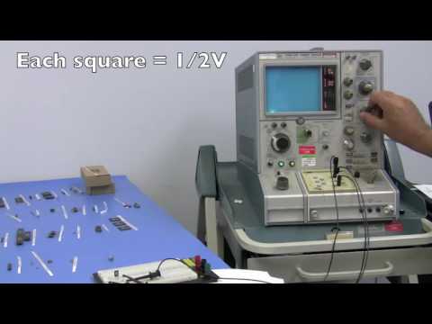 Transistor Testing Using a 576 Tektronix Curve Tracer by USBid Inc - video from USBid