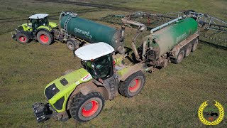 Claas Xerion 4200 | Gülle - Slurry Ausbringung 2023 | Kotte Garant | LKW | John Deere | Horsch