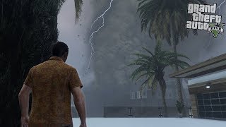 TORNADO DESTROYS CR7'S EXPENSIVE CARS : GTA 5 MOD GANGSTER LIFE³ #17 screenshot 4
