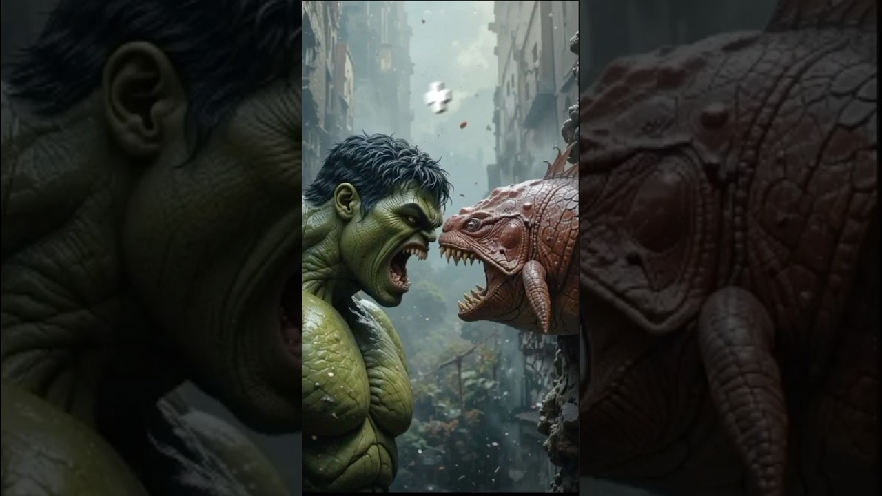 Hulk and dangerous fish fusion 