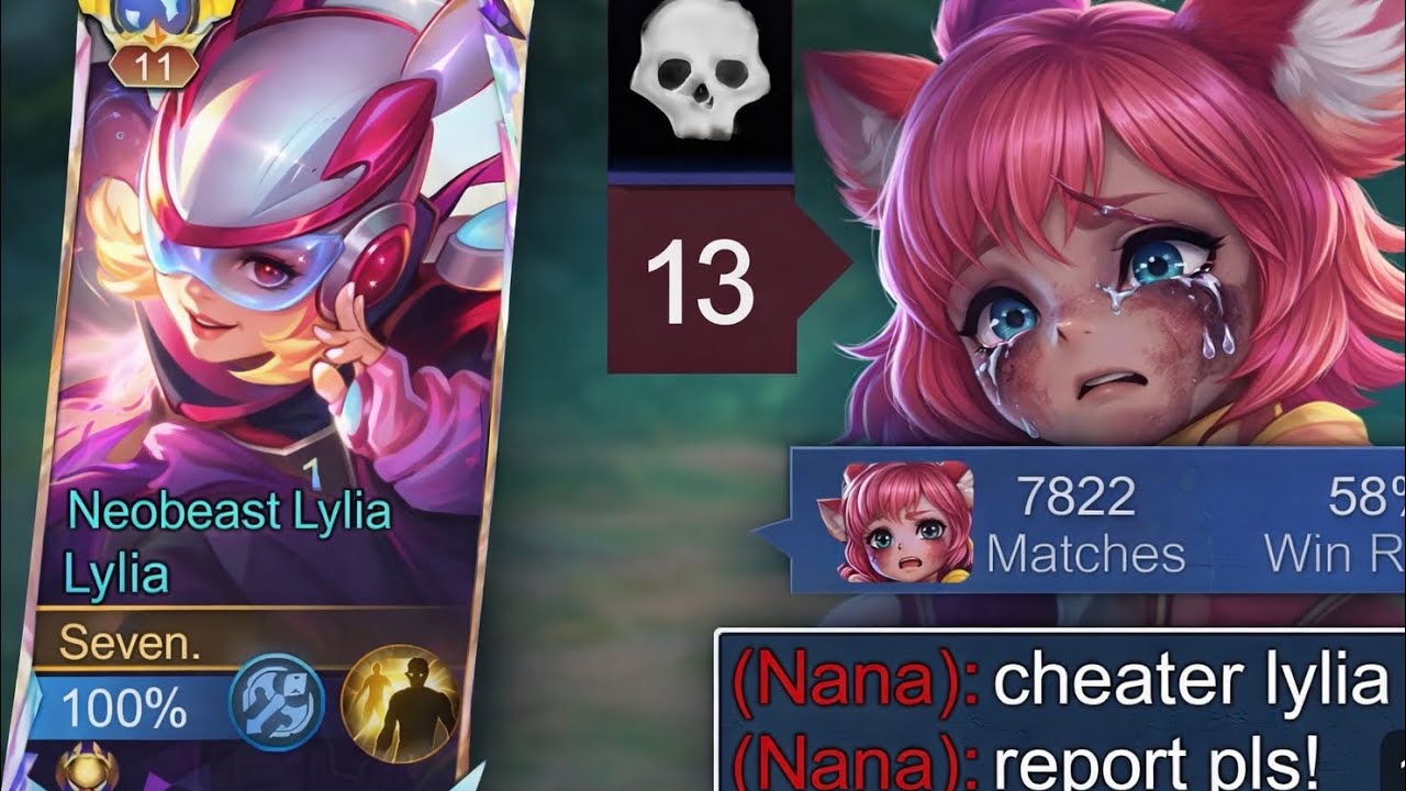 «Почему профессиональные игроки боятся этой Лилии 😈 (100% магического урона)» - MLBB