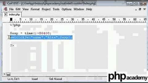 Cookies in PHP Tutorial - Part 1 [English]