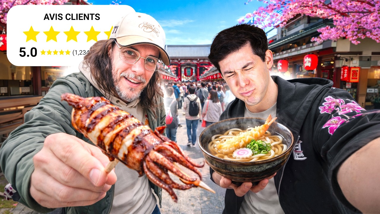 On teste les restaurants pour TOURISTES à Asakusa (le 2ème resto le visuel est spécial...)