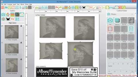 How to Make Photos the Same Size in My Memories VS6