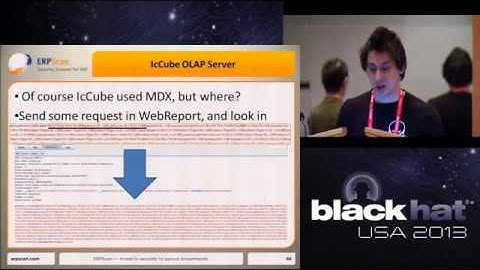 BlackHat 2013 - With BIGDATA comes BIG Responsability: Pratical Exploiting of MDX Injections