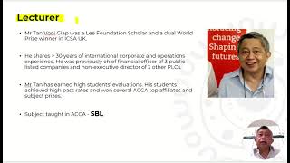 ACCA - SBL (Strategic Business Leader) Online Course - Intro Video