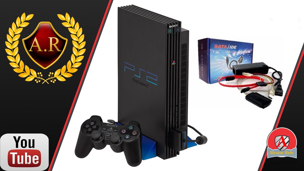 Instalando jogos em PS2 FAT com adaptador IDE - YouTube