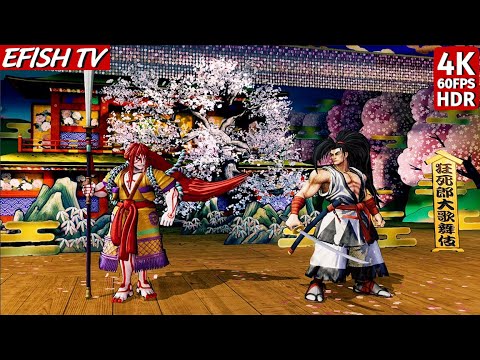 Senryo Kyoshiro vs Haohmaru (Hardest AI) - Samurai Shodown