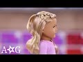Waterfall Braid Hairstyle Doll Hair How To Tutorial American Girl