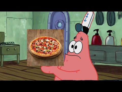 Patrick that's a Pizza  [Krusty Krab Pizza]