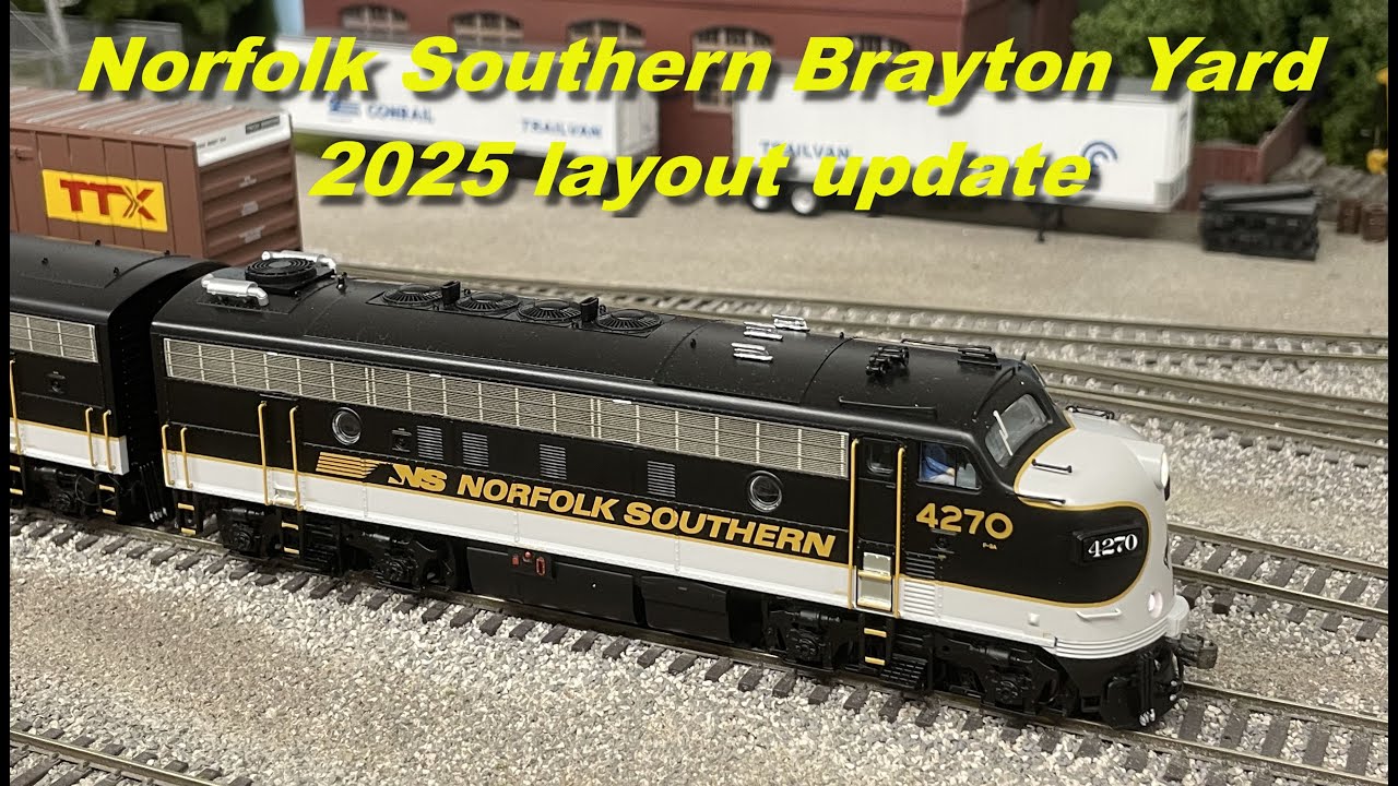 Brayton Yard end of year 2025 HO scale layout update