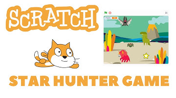 Coding Star Hunter Game | Lesson 5 Basic Scratch Code for student teachers school #computer #code