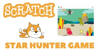 Coding Star Hunter Game | Lesson 5 Basic Scratch Code for student teachers school #computer #code screenshot 2