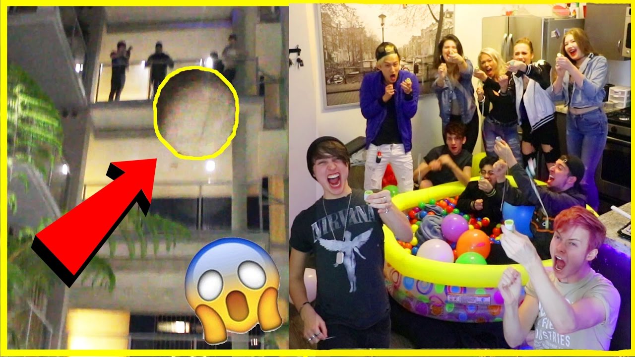 THROWN OFF 9TH FLOOR BALCONY! (party gone INSANE) YouTube