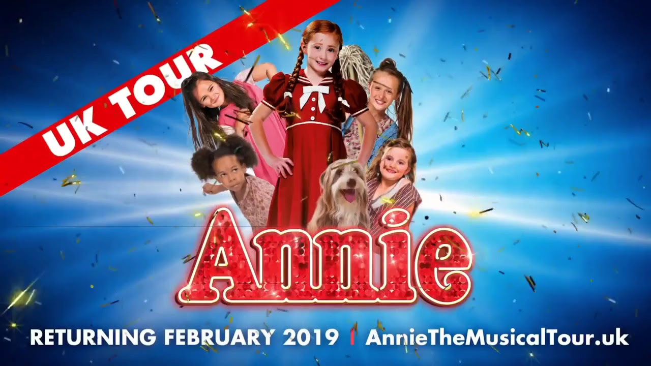 Carolyn Maitland as Grace Farrell  Annie the Musical Tour 2019
