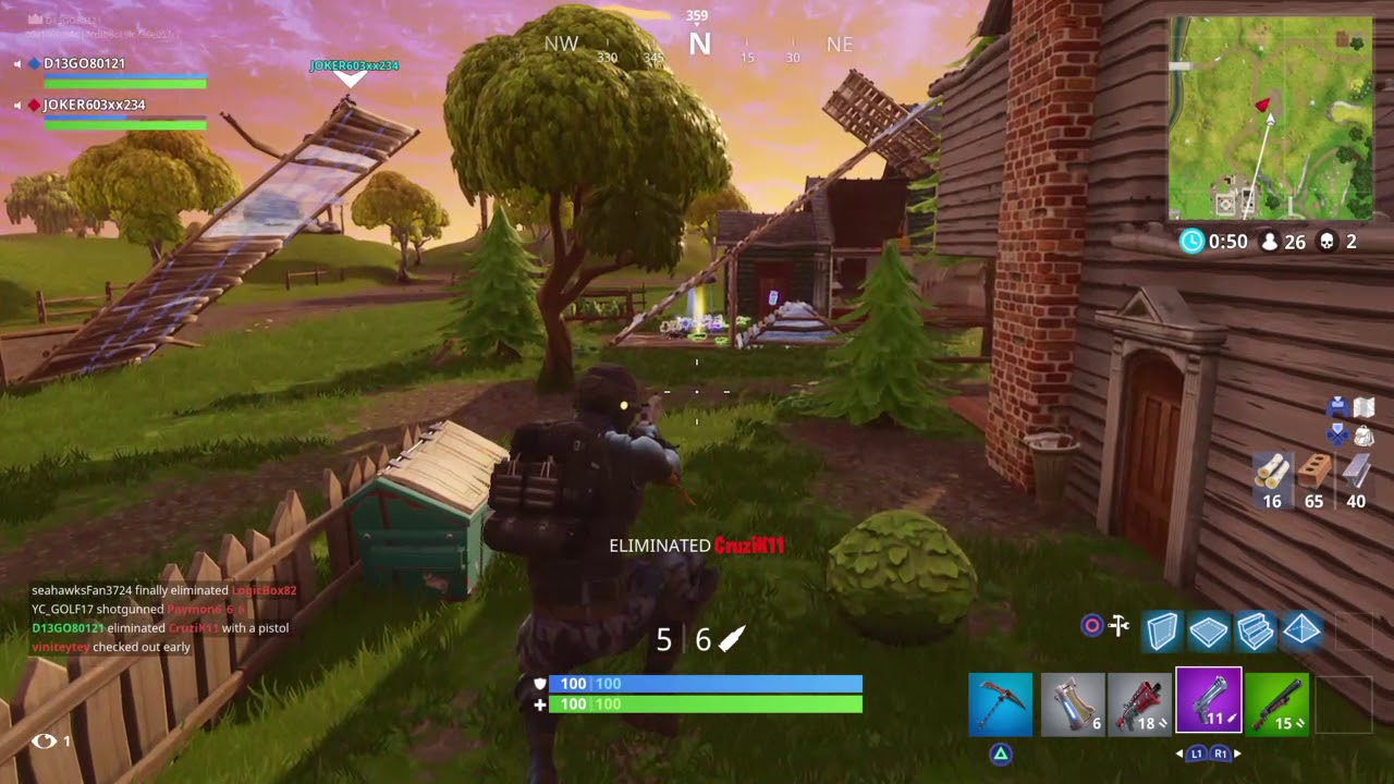 Fortnite NEW BURST RIFLE GAMEPLAY