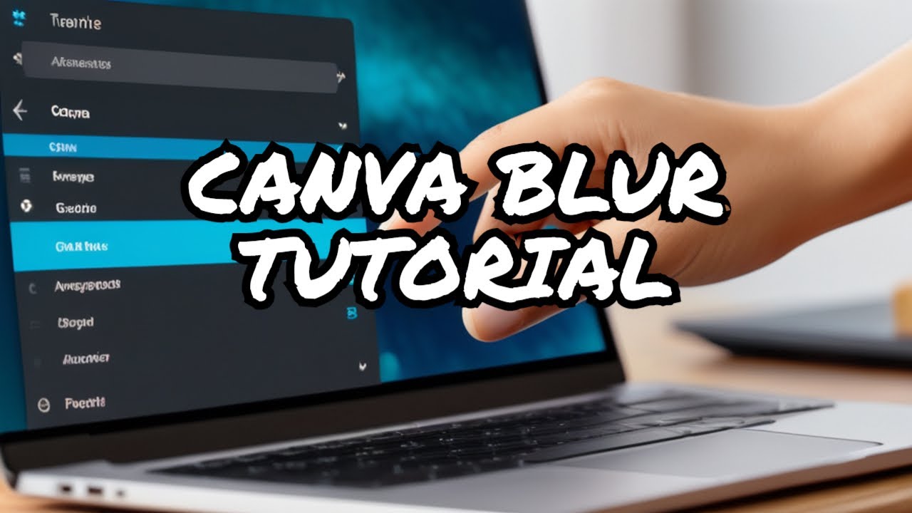 How to blur a part of an image or picture in Canva 2025 - YouTube