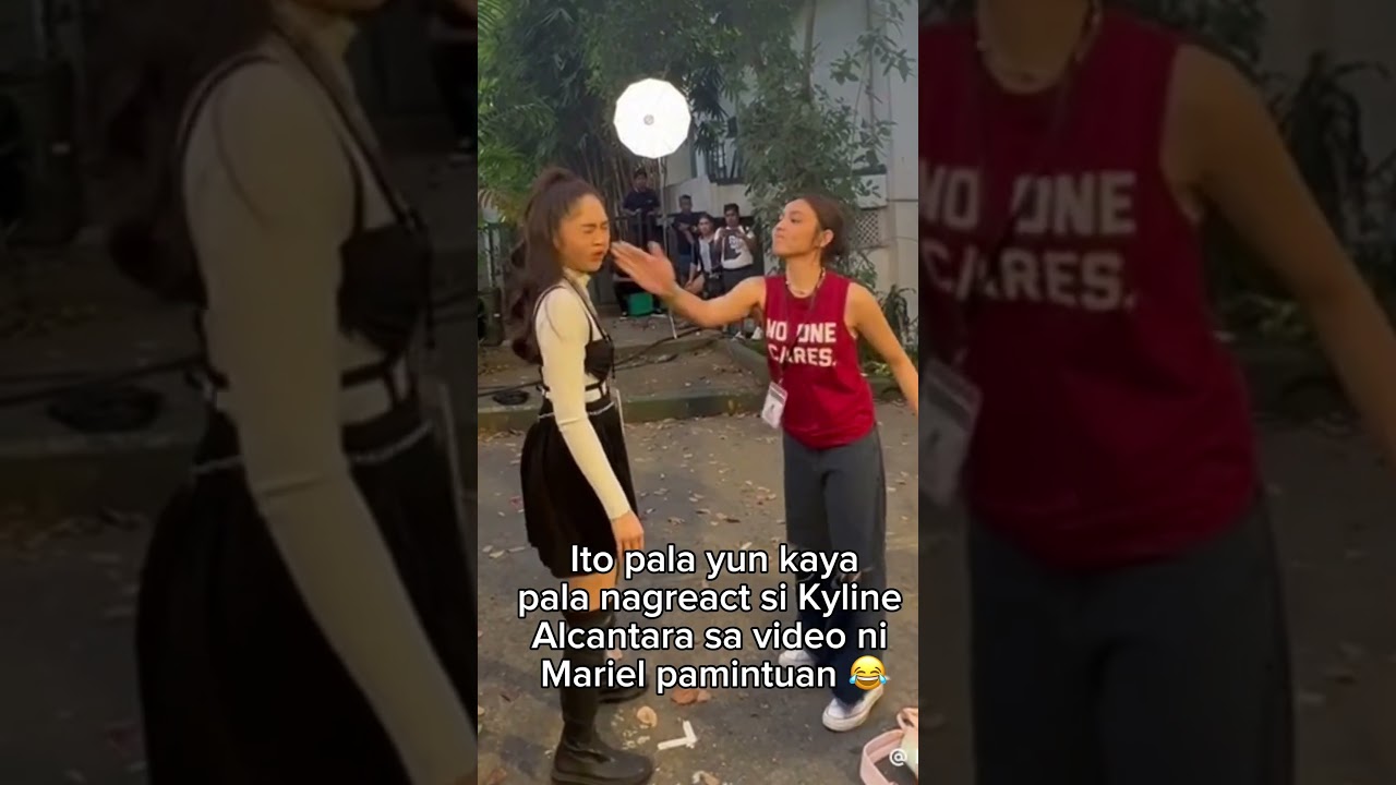 Kaya pala nag react si Kyline Alcantara 😁 #MarielPamintuan #KylineAlcantara #MarielpamintuanIssue