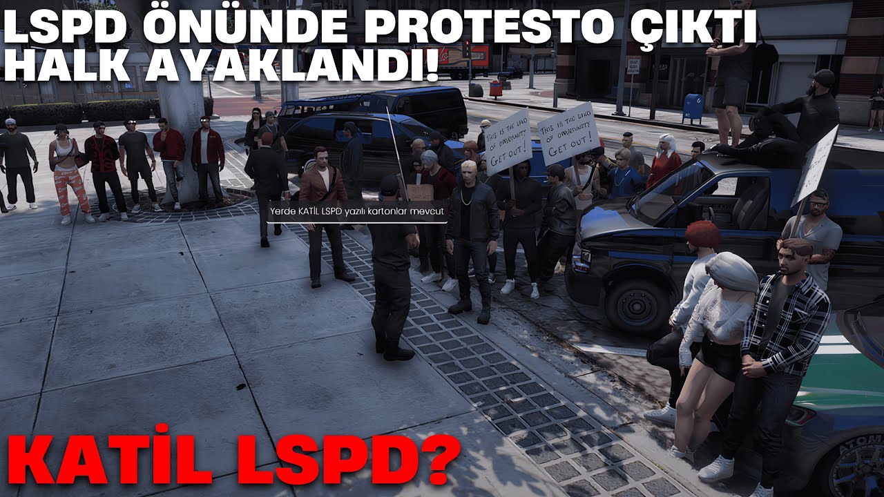 Lspd Önünde Protesto Çıktı Halk Ayaklandı | Katil Lspd? | Eightborn V @Bildikk