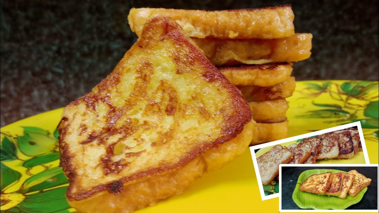 Sweet Bread Omelette 😋 | How to Make A Sweet Bread Omelette Receipe In Tamil | Bread Omelette