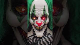Creepy Red Eye Laughing Clown Mask at Spirit Halloween.🤡  #spirithalloween #Halloween #clown #creepy