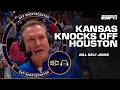 Houston vs. Kansas REACTION 🏀 'Our ceiling is still well in front of us' - Bill Self | SC with SVP