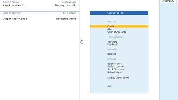 Tally Final Test Paper 1 Part1 by Deepak Gupta (2023)