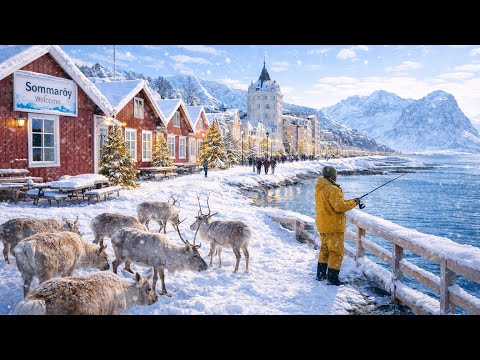 Norway | Freezing Cold | Walking Tour 4K
