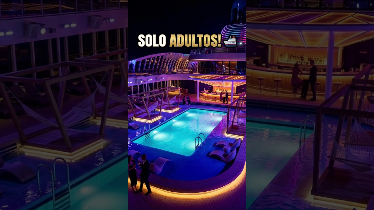 ¿Crucero solo para adultos? Así es por dentro 🚢👀 #ScarletLady #Viajes #Shorts
