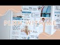 Hobonichi Cousin Memory Plan With Me | Sunset beach Edition!