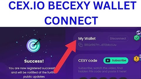How to connect wallet and claim CEX io BeCexy Airdrop 