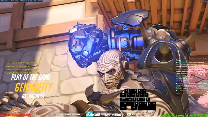 Overwatch Rollout Doomfist God GetQuakedOn Predator Of Hanamura -POTG-