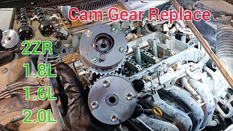 How To Replace 2ZR-FE 1.8L Engine VVTI Cam Gear Of Toyota Corolla