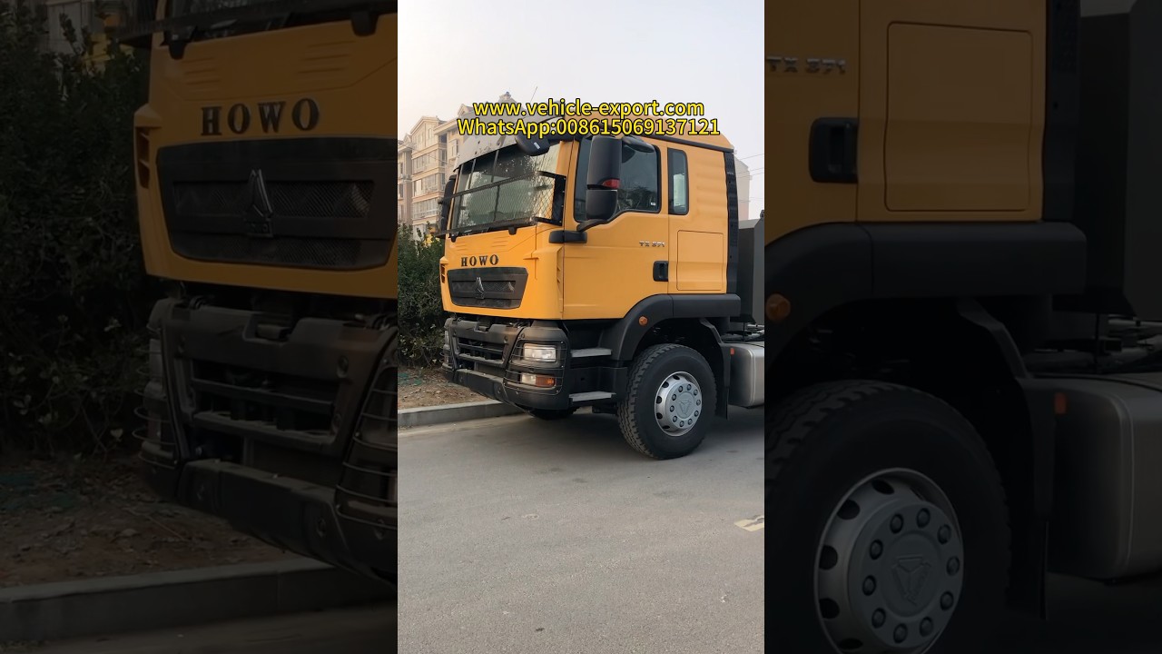 371 Howo tx tractor truck head price for sale in Africa