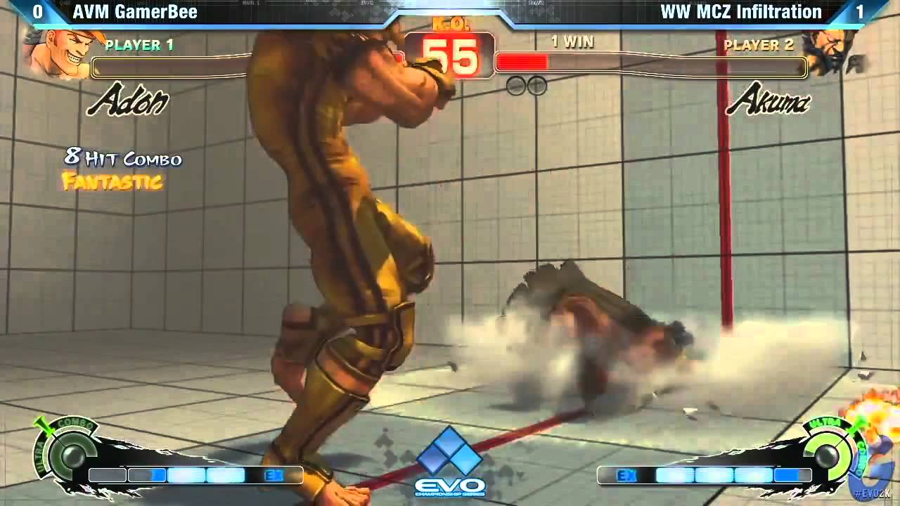EVO 2012 SSF4 AE2012 - GRAND FINAL - AVM GamerBee (Adon) Vs. WW MCZ Infiltration (Akuma)