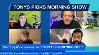 Live NFL NBA Picks Tonys Picks Morning Show 10-25-2026