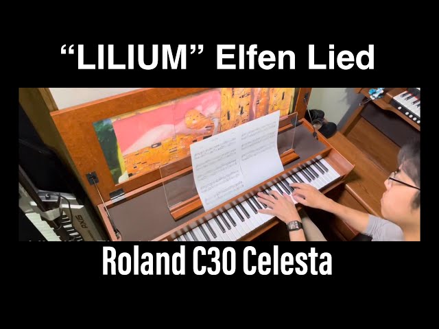 Lilium エルフェンリート Elfen Lied music box keyboard cover Roland
