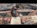 Teaching my new apprentice some brickwork #bricklaying #apprentice #construction