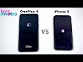 OnePlus 6 vs Apple iPhone X SpeedTest and Camera Comparison