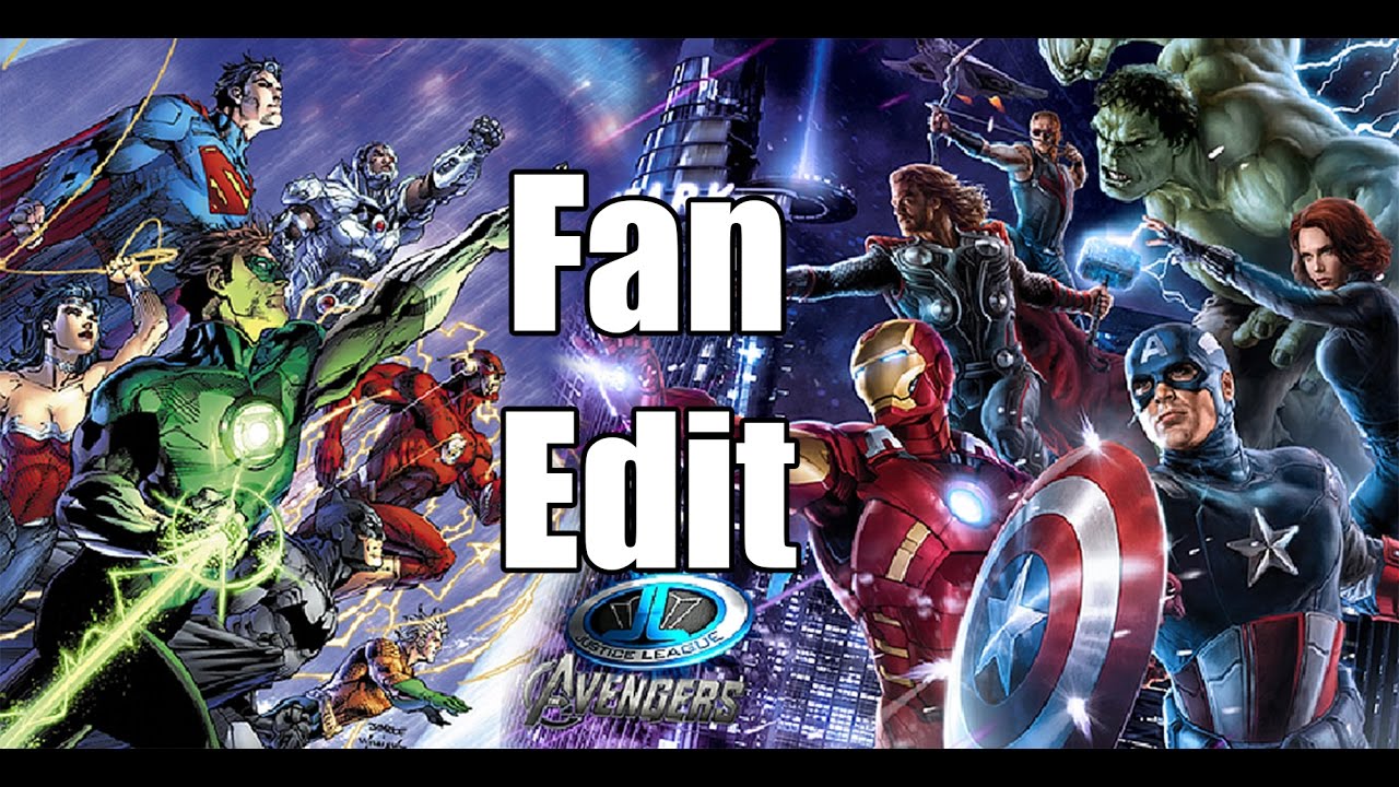 Fan Edits Avengers vs Justice League Intro (Teaser) YouTube