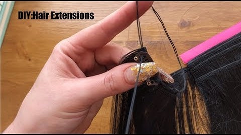 HOW TO MAKE/SEW CLIPS ON EXTENSIONS