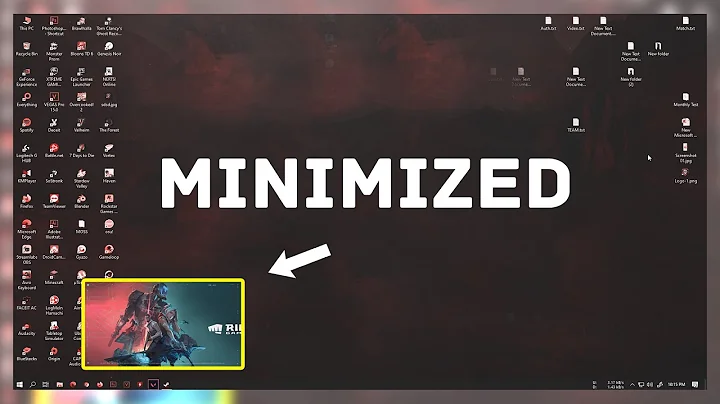 Game Minimizing To Desktop Problem Solved | Quick Fix 2021 Windows 10